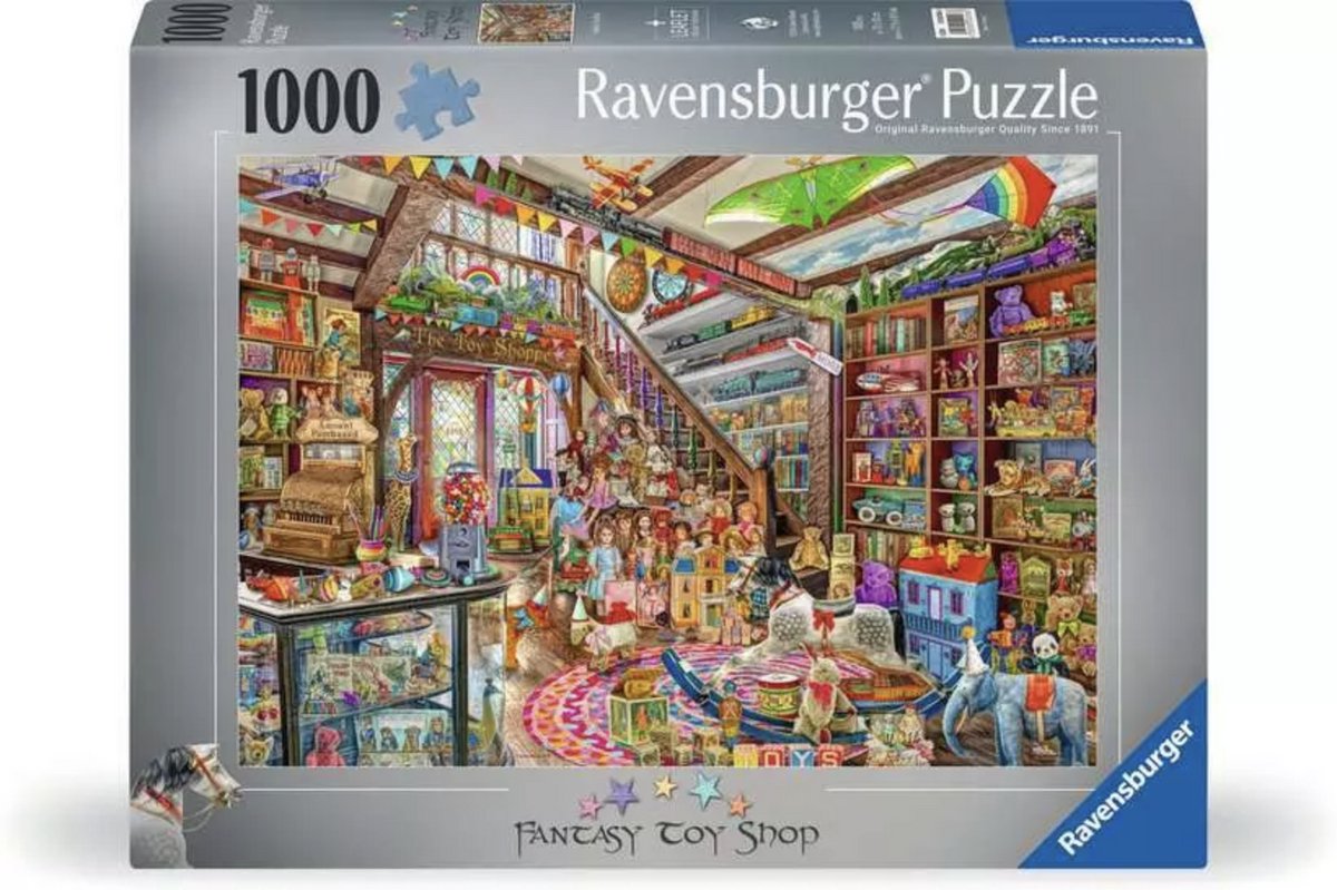 Ravensburger fantasilegetøjsbutikken - puslespil med 1000 brikker