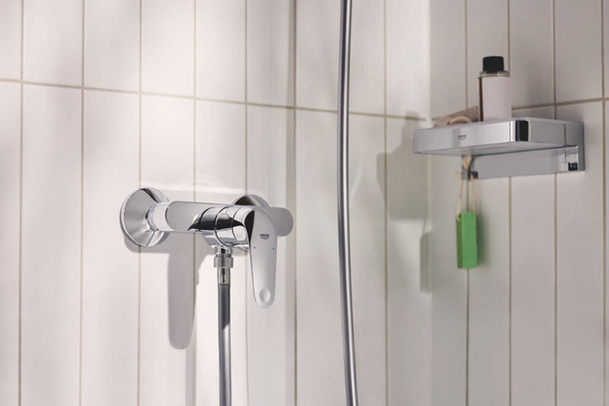 Grohe europro brusearmatur - med håndtag - med s-koblinger - krom
