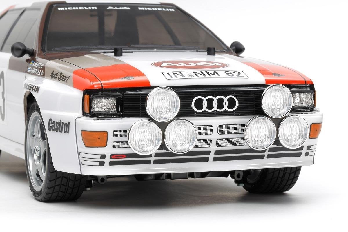 Tamiya - elektrisk Audi Quattro Rally A2 byggesæt - skala 1:10