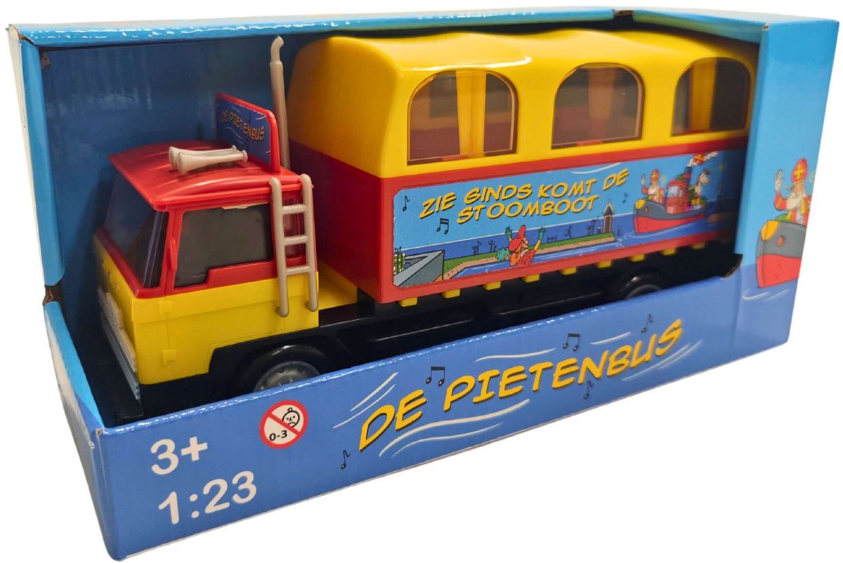 Volare Sinterklaas og Pete bus med hornlyd