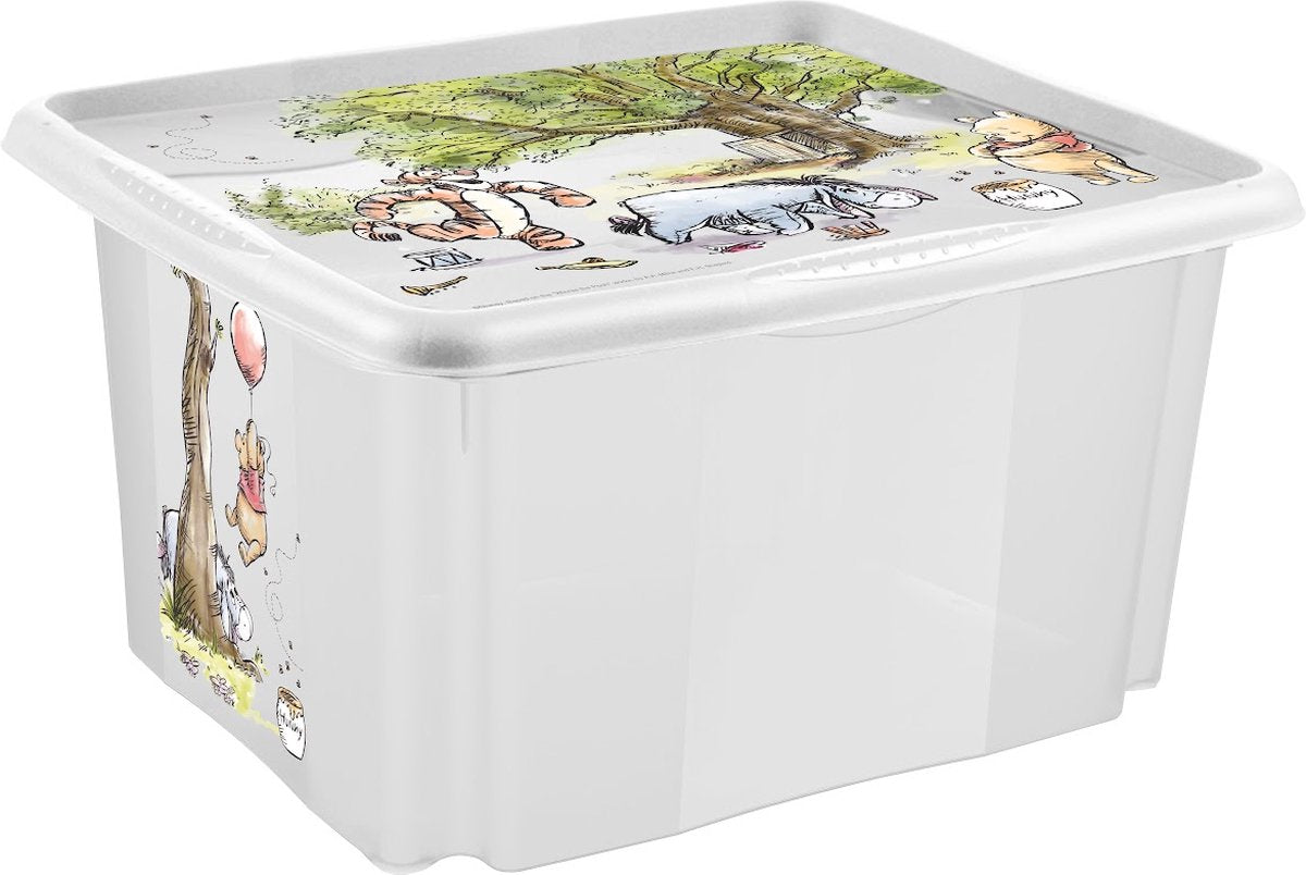 Keeper winnie the pooh hvid 45l opbevaringsboks