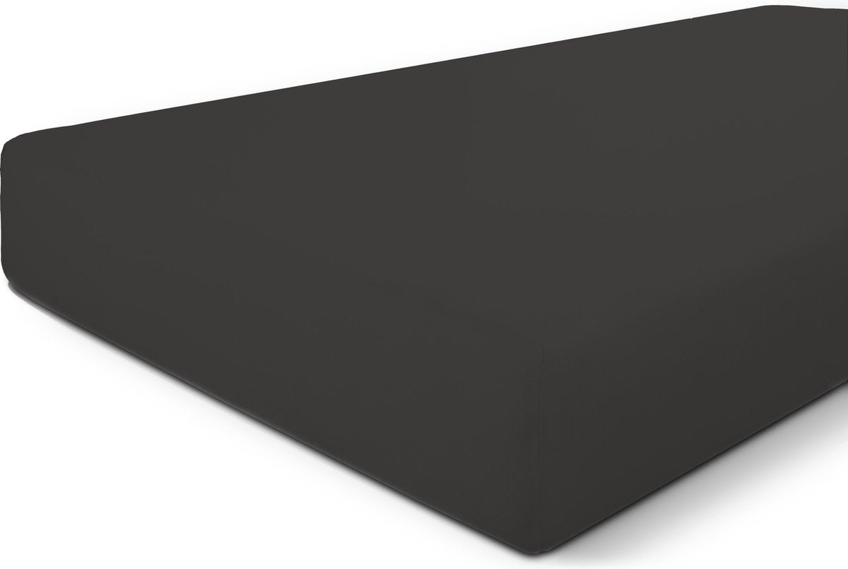 Byrklund hoeslaken bed basics cotton - 80x200 - 100% katoen - antraciet