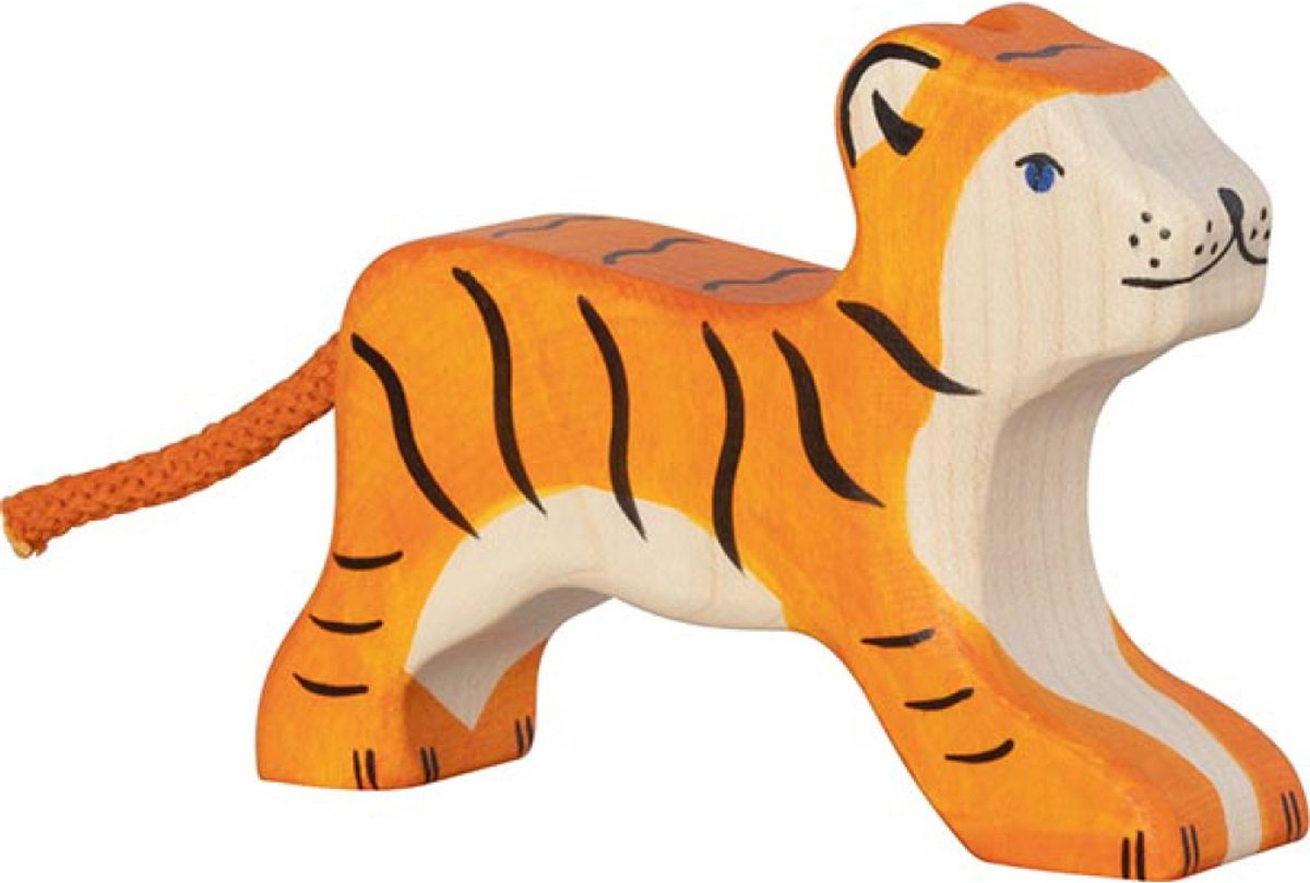 Holztiger træ tiger lille