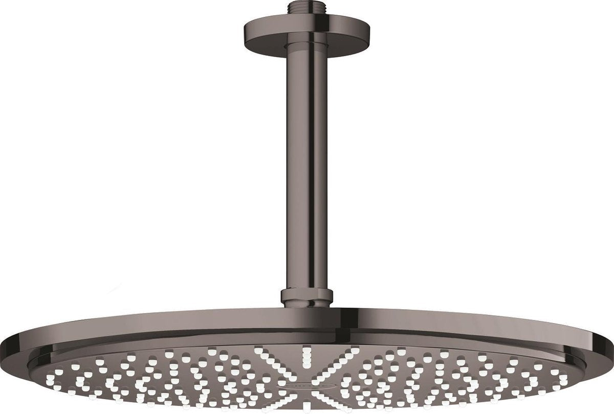 Grohe regnbruser kosmopolitisk hovedbruser - regnbruser 㸠31 cm - inklusive loftsbruserarm - hård grafit (antracit)