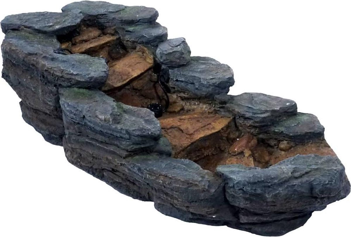 Ubbink - cazorla bøj til venstre - vandfald - vandløb - 29 x 74 x 34 cm