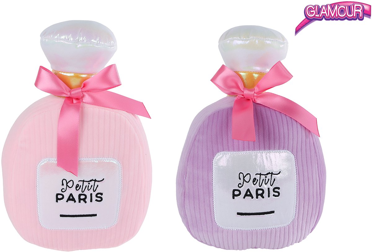 Glamour van manen krammetøj parfume flaske legetøj 22cm.
