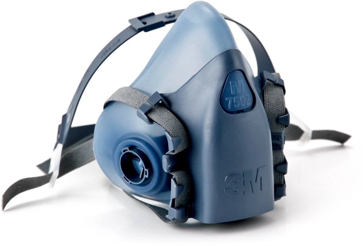 3m 750x halvmaske lille 07020008 - ensfarvet - s