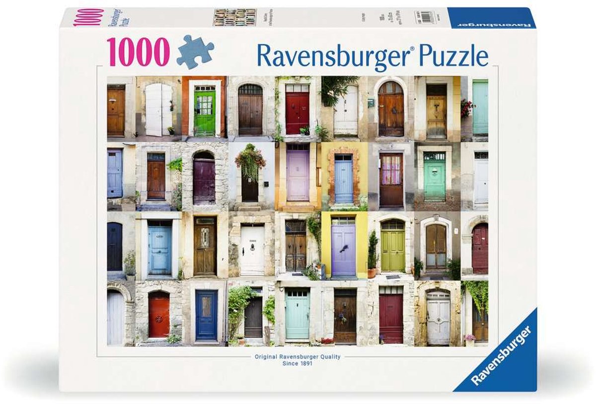 Ravensburger puslespil smukke døre i Provence - puslespil - 1000 brikker