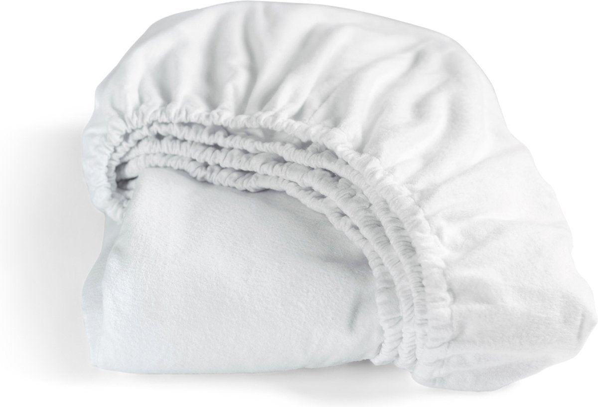 Cinderella - premium molton hoeslaken - tot 25 cm matrashoogte - 120x200 cm - wit