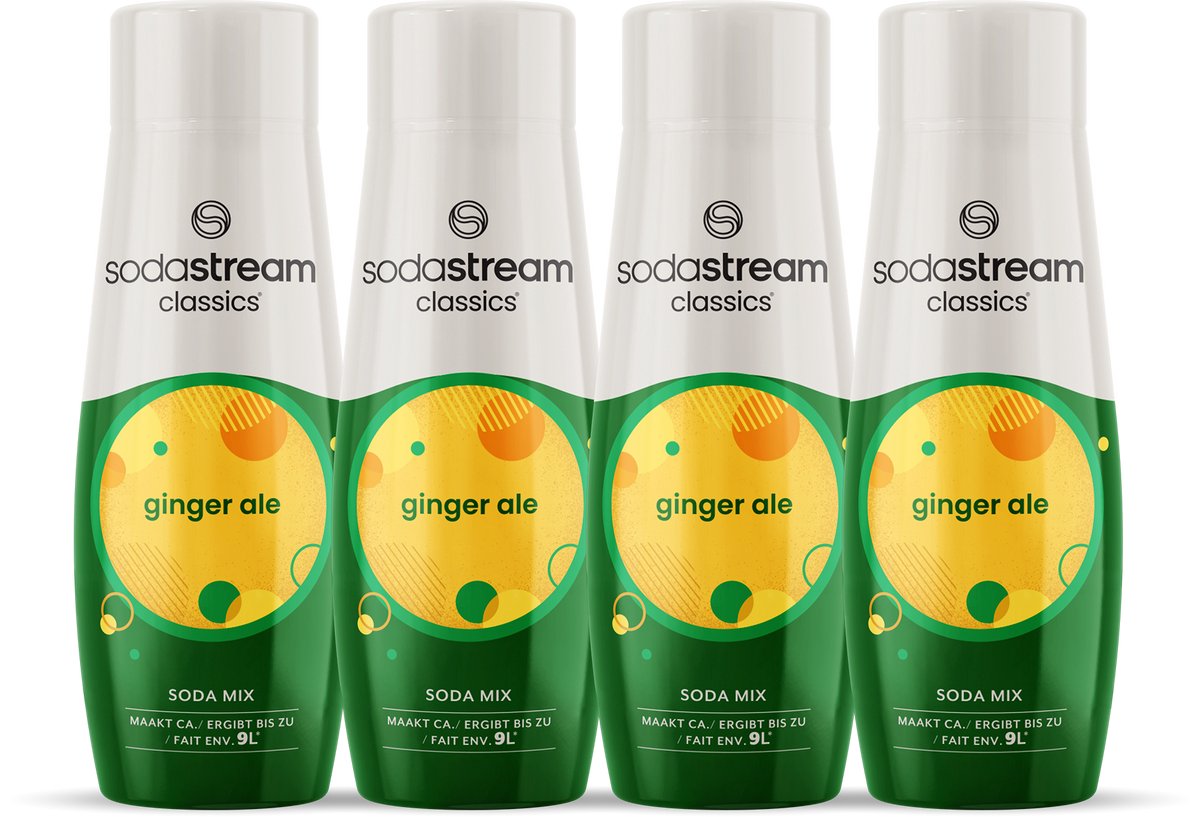 Sodastream ginger ale sirup - 4 pak