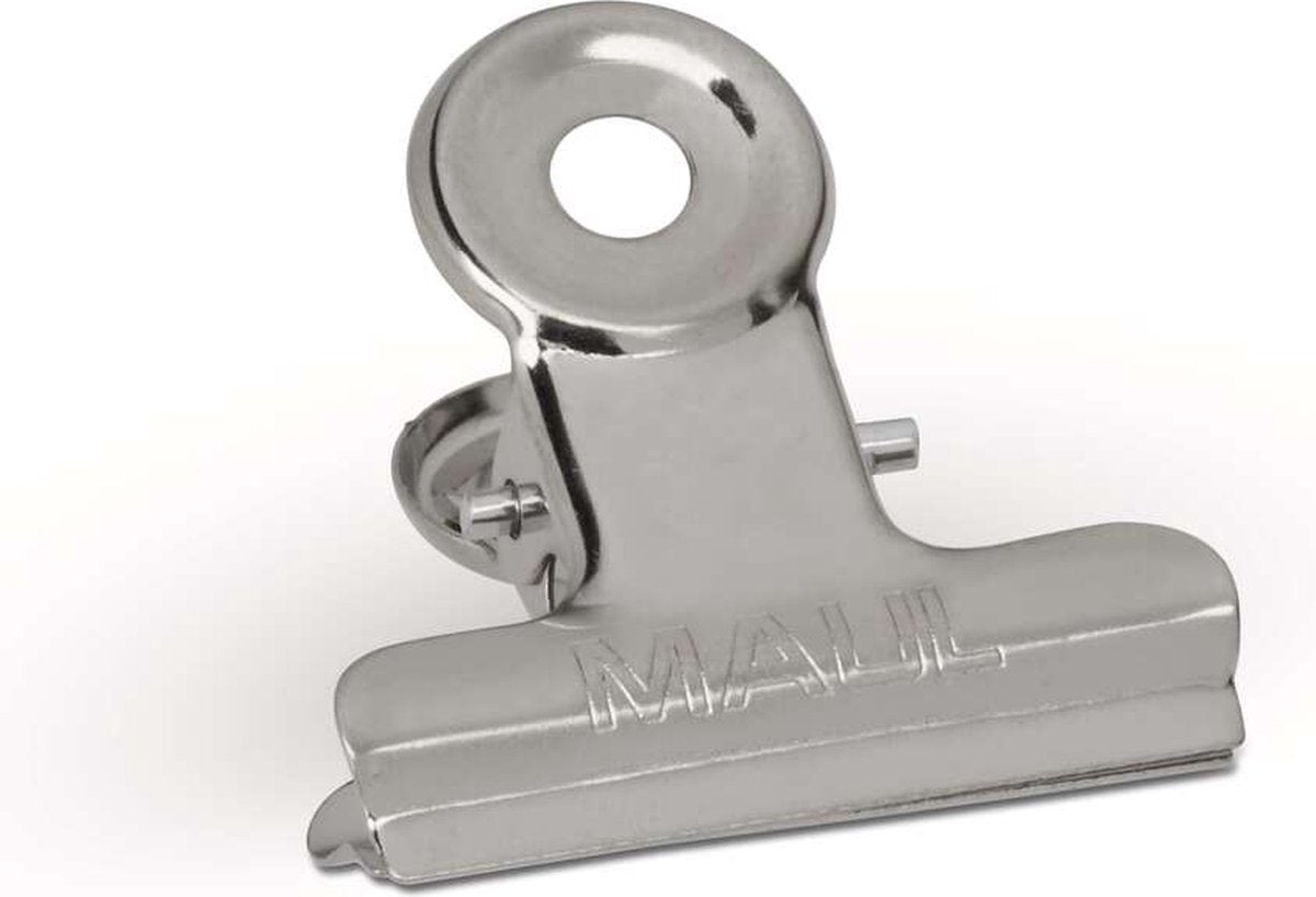 Maul papirclips, 30 mm, blister, 10 stk