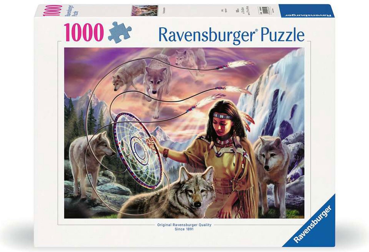 Ravensburger puslespil drømmefangeren - puslespil - 1000 brikker