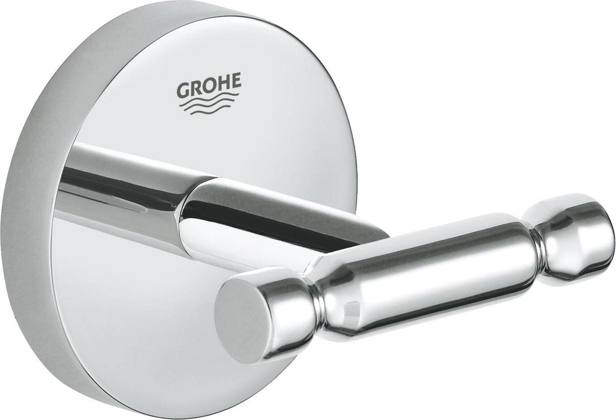 Grohe bau cosmopolitan badekåbekrog - håndklædekrog - metal - krom