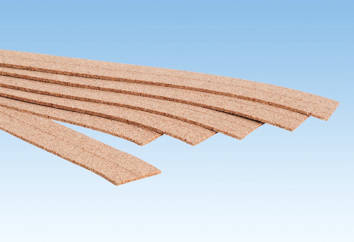 Noch 50410 h0 kork sengetøj (l x b x h) 500 x 44 x 3 mm