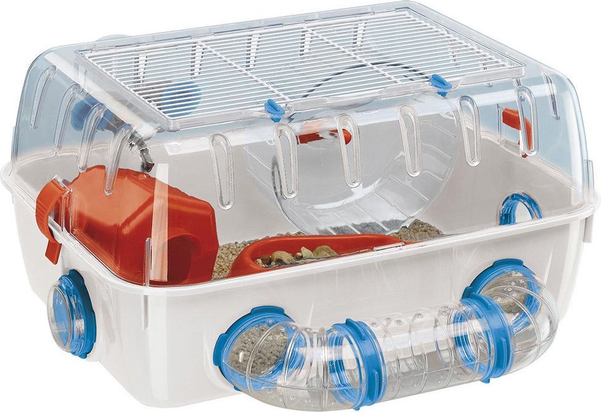 Ferplast combi 1 hamsterbur - hvid - 40,5 x 29,5 x 22,5 cm