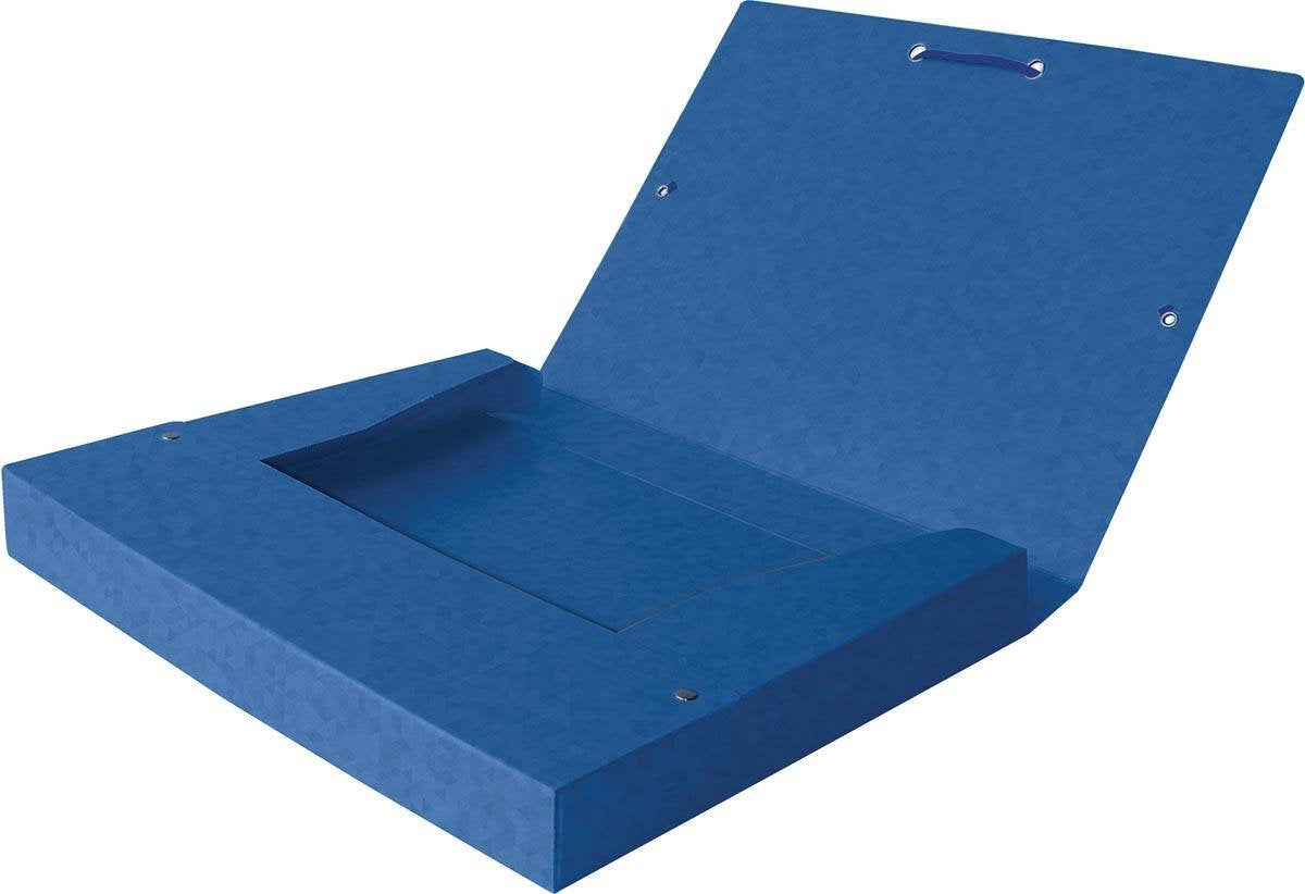 Oxford elastobox topfil+ a4 25mm blå