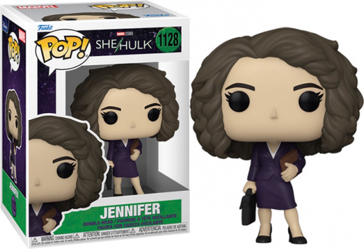 Funko shehulk samlerobjekt figur vidunder pop! jennifer 9 cm flerfarvet