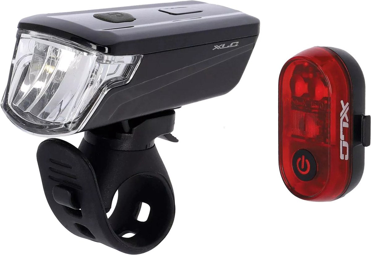 XLC Altair Plus CL-S23 cykellygtesæt – LED – USB genopladelig