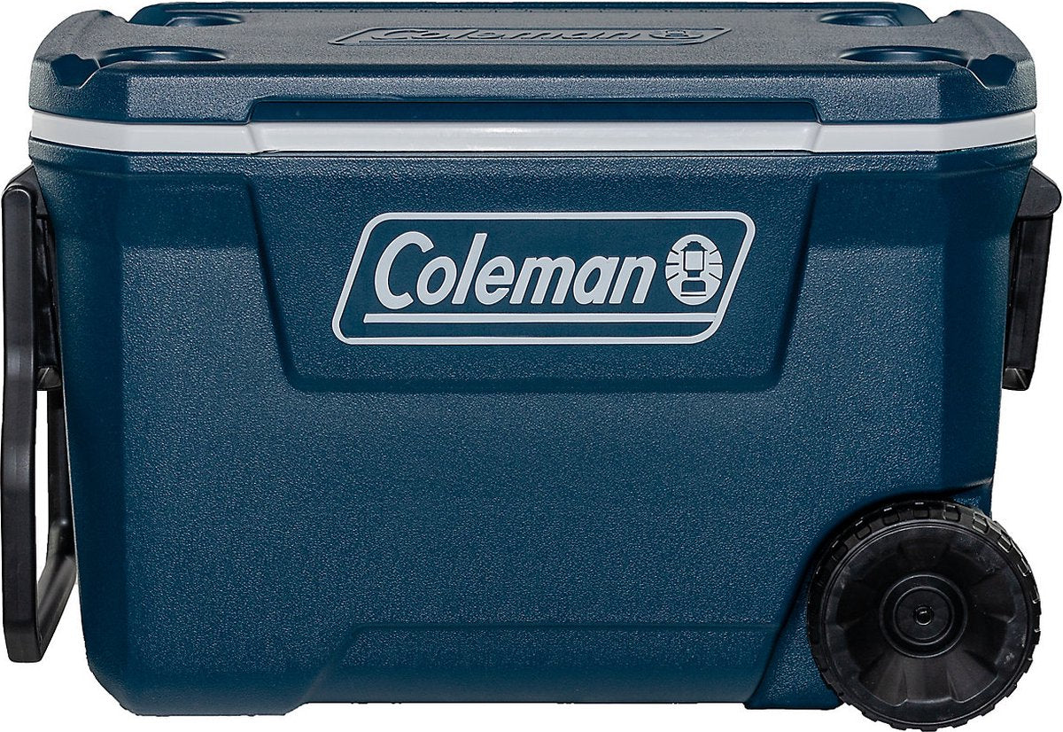 Coleman 62qt xtreme køleboks - 58 liter - hjul - blå