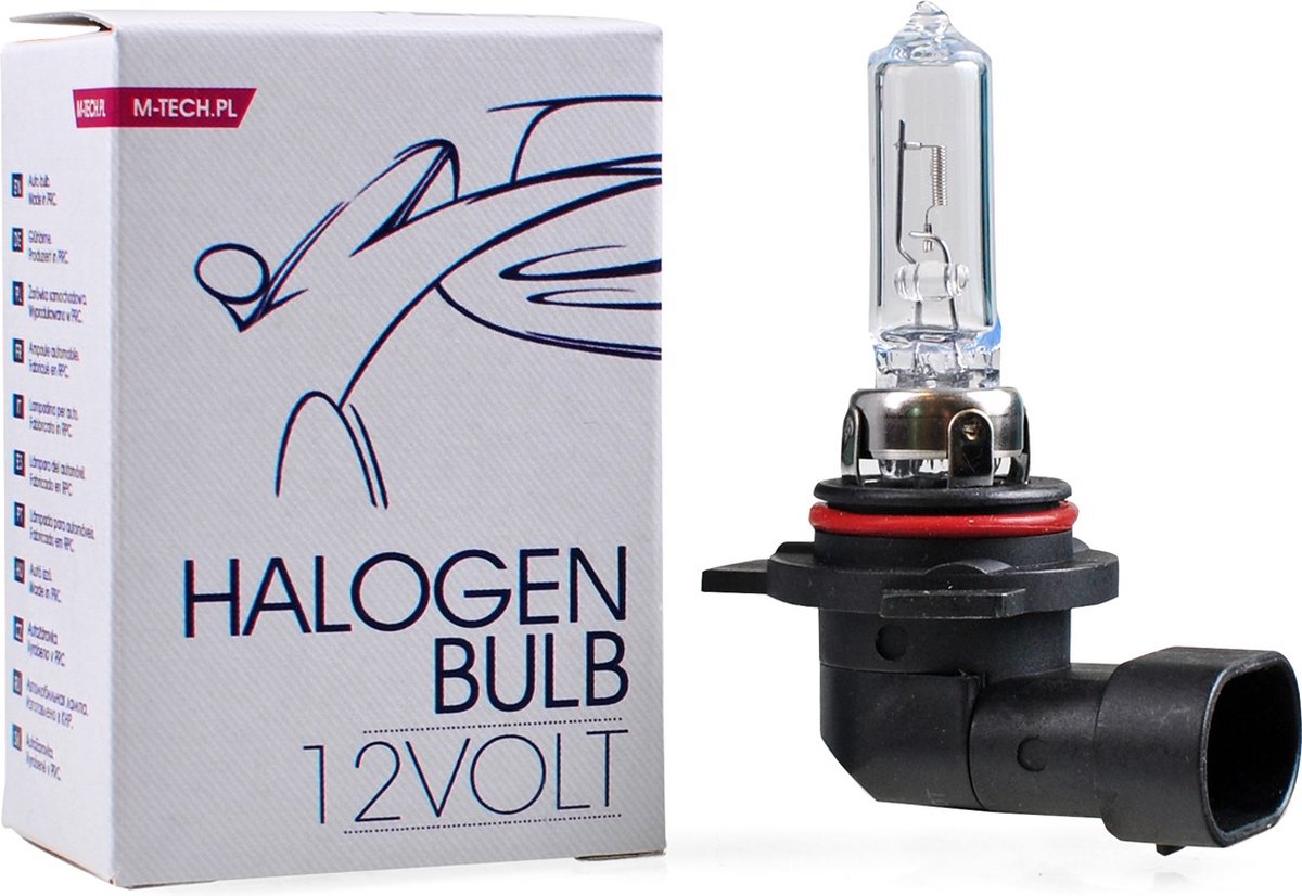 M-tech hir2 12v halogenlampe 55w – bilbelysning – 1 stk