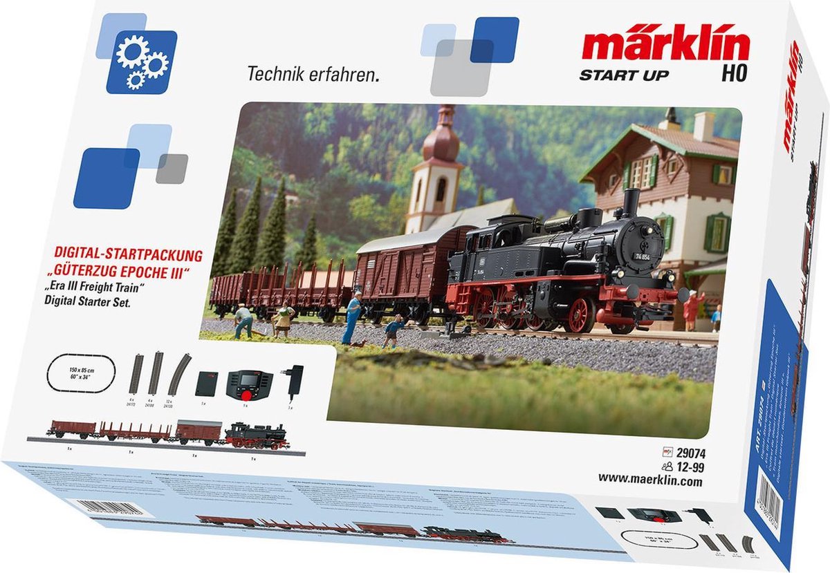 Märklin digitalt startsæt godstog æra iii.