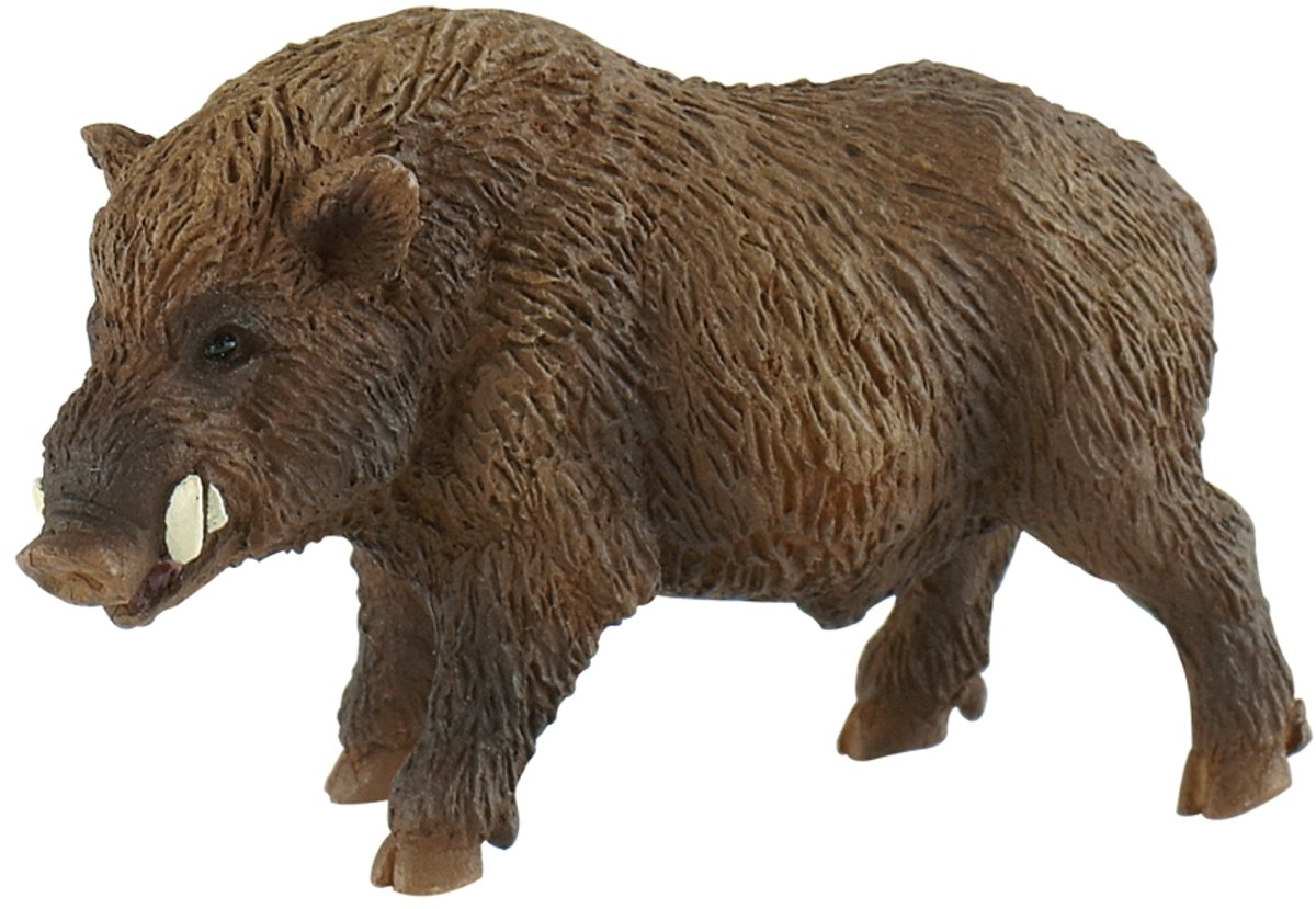 Bullyland 64446 – legefigur af vildsvin – ca. 8 cm – naturtro og detaljeret design – ideel som pædagogisk legefigur, dekoration eller lille gave til børn fra 3 år