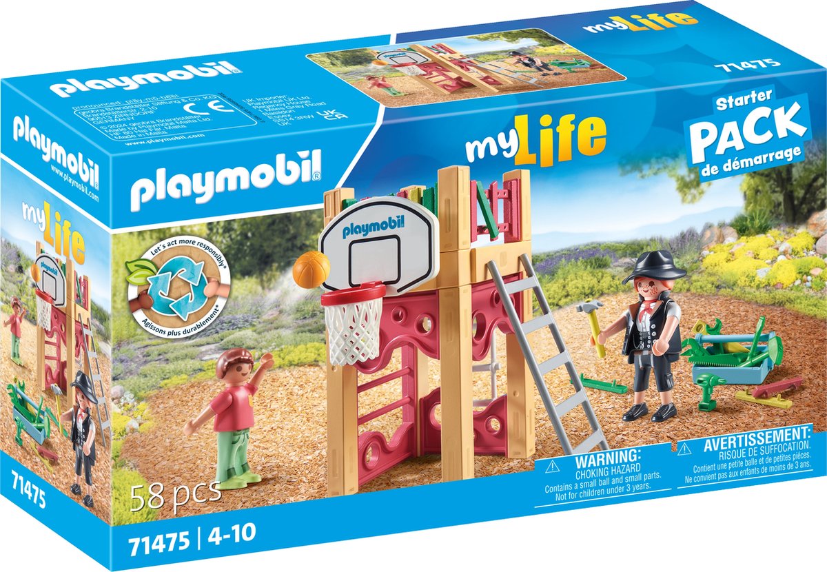 Playmobil startpakke tømrer på vej til job - 71475
