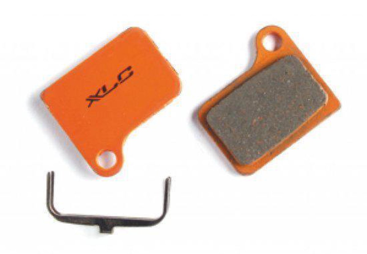 XLC BP-O07 Tektro bremseklodser - orange - skivebremser - sæt med 2 stk.
