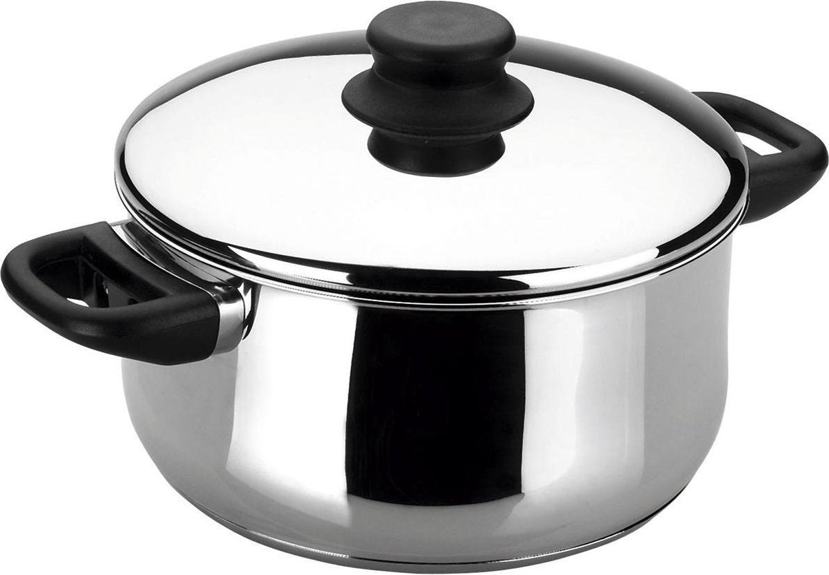 Lacor garinox kogegryde med låg - ø 18cm - 2l