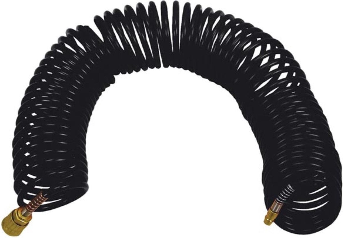 Stanley spiralslange – 10 m. - med hurtigkobling
