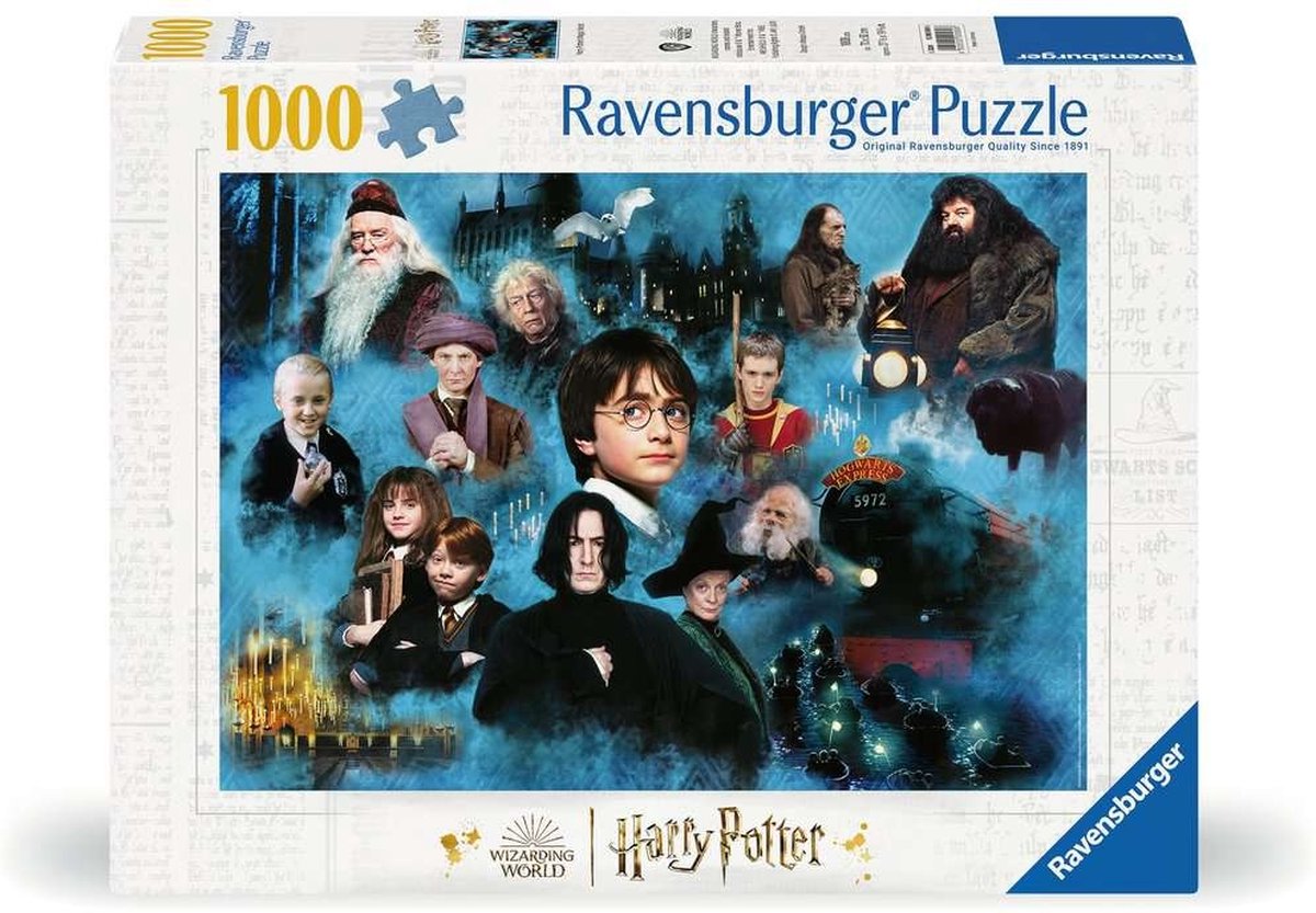 Ravensburger puslespil Harry Potters magiske verden - puslespil - 1000 brikker