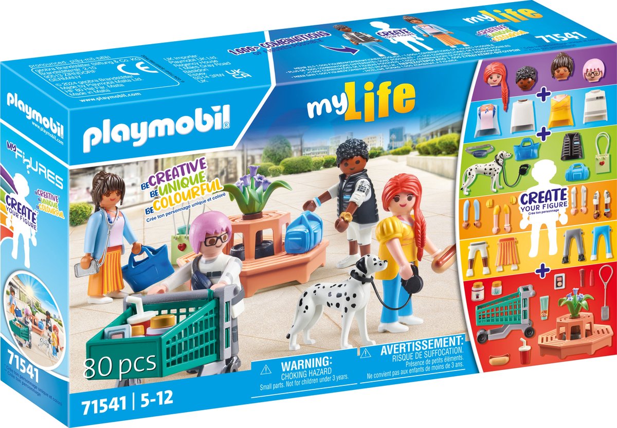 Playmobil mit liv mine figurer shopping - 71541
