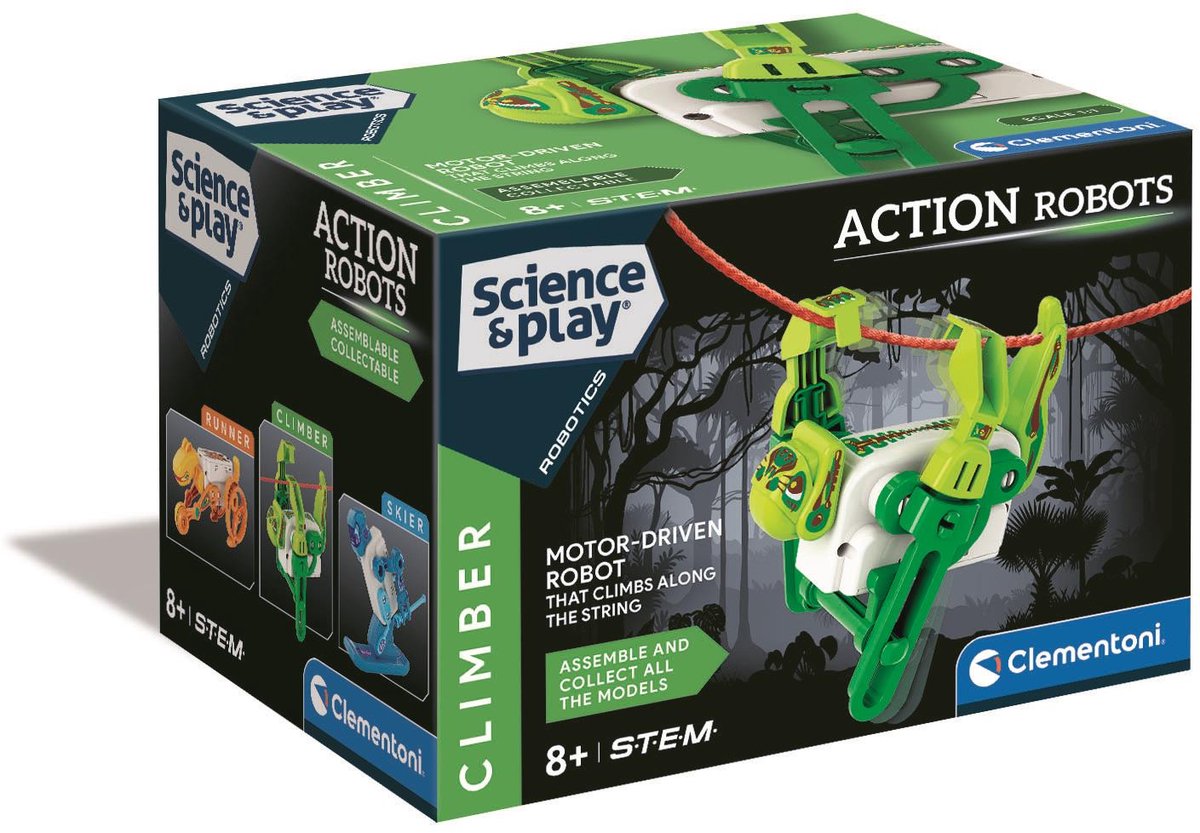 Clementoni videnskabsspil - robot-sportsklatrer