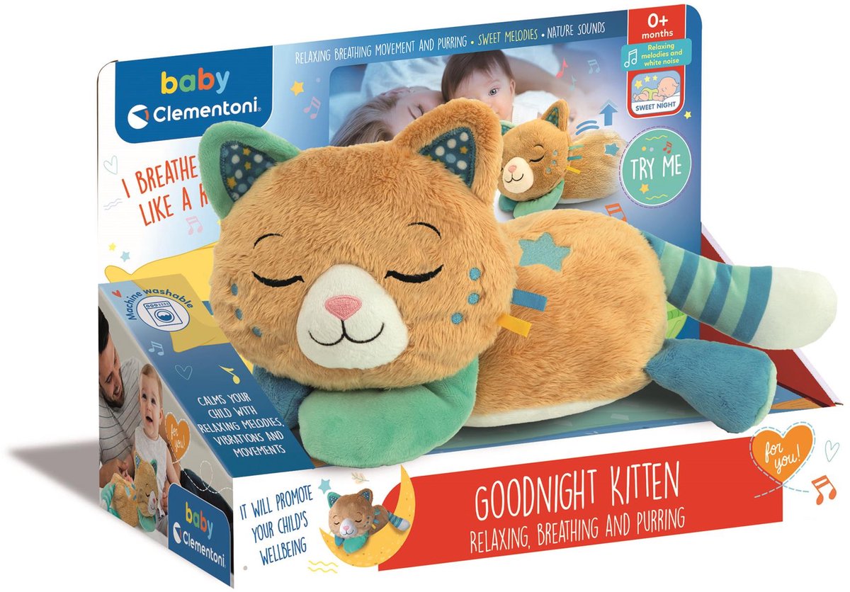 Clementoni baby spindende nuttet kat