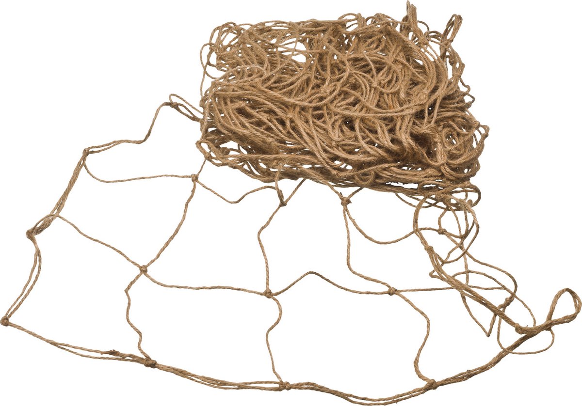 Natur - klatre-vækst-guide-net - til planter - 1 x 3m - jute - l