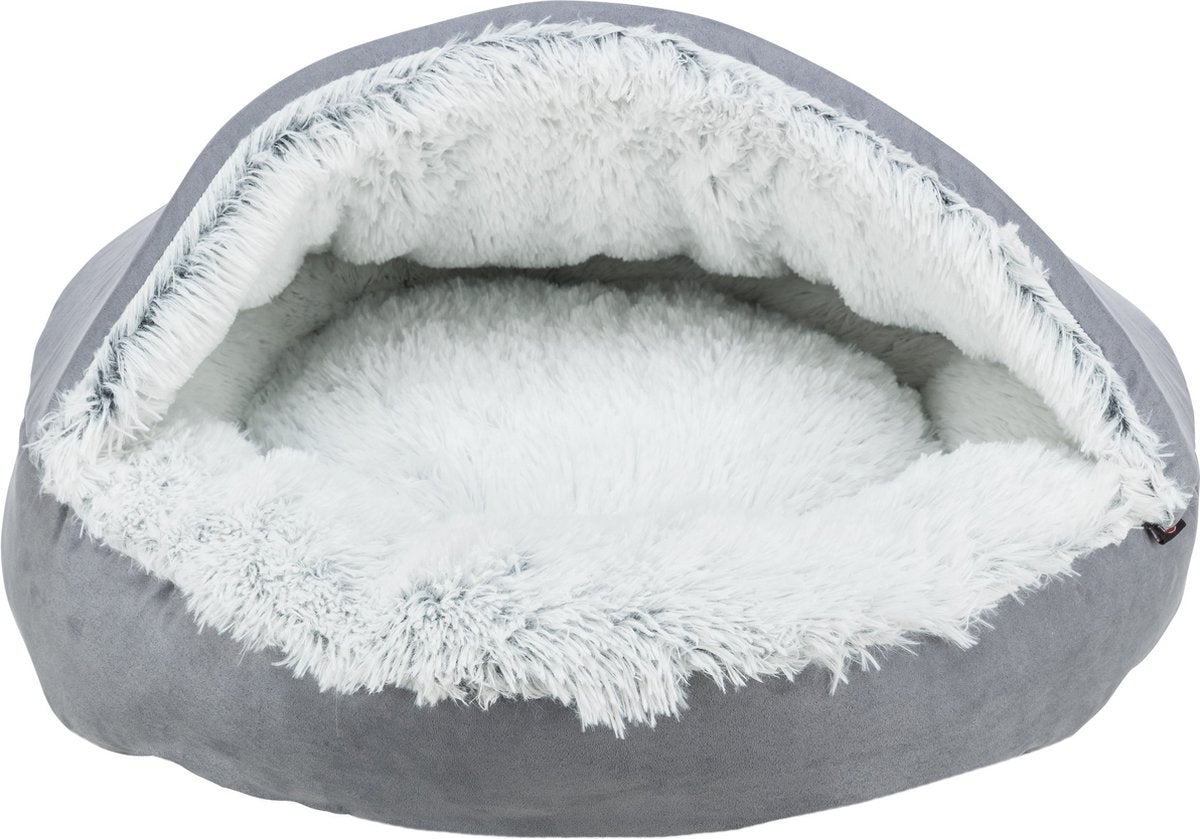 Trixie - hundeseng - donut harvey - grå hvid - 70x70 cm