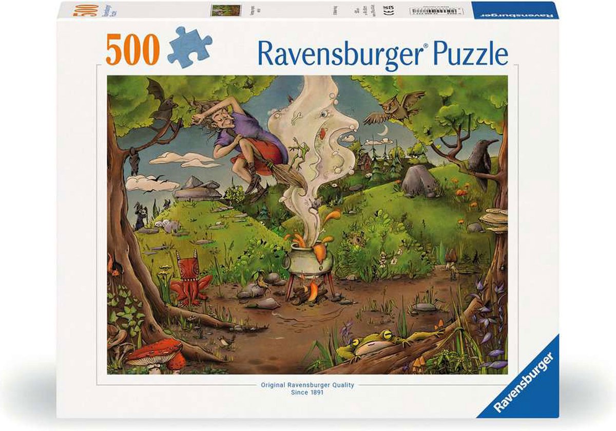 Ravensburger puslespil ved skovheksen - puslespil - 500 brikker