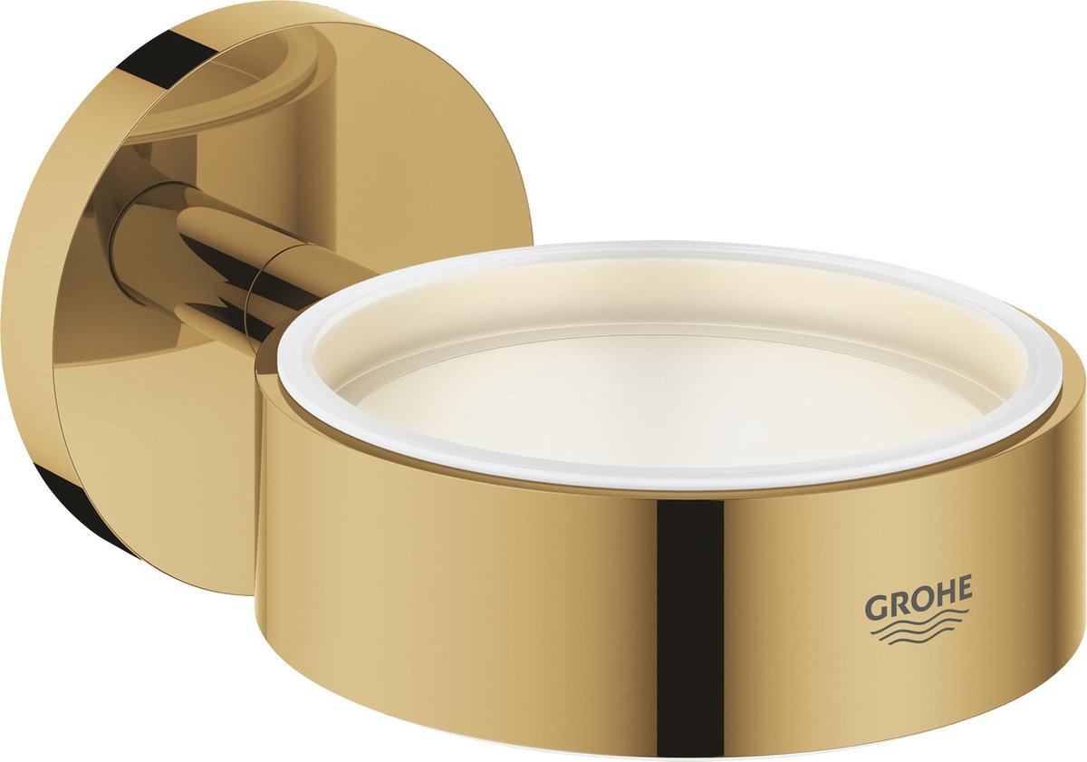 Grohe essentials holder til sæbedispenser eller glas - vægmontering - cool sunrise (guld)