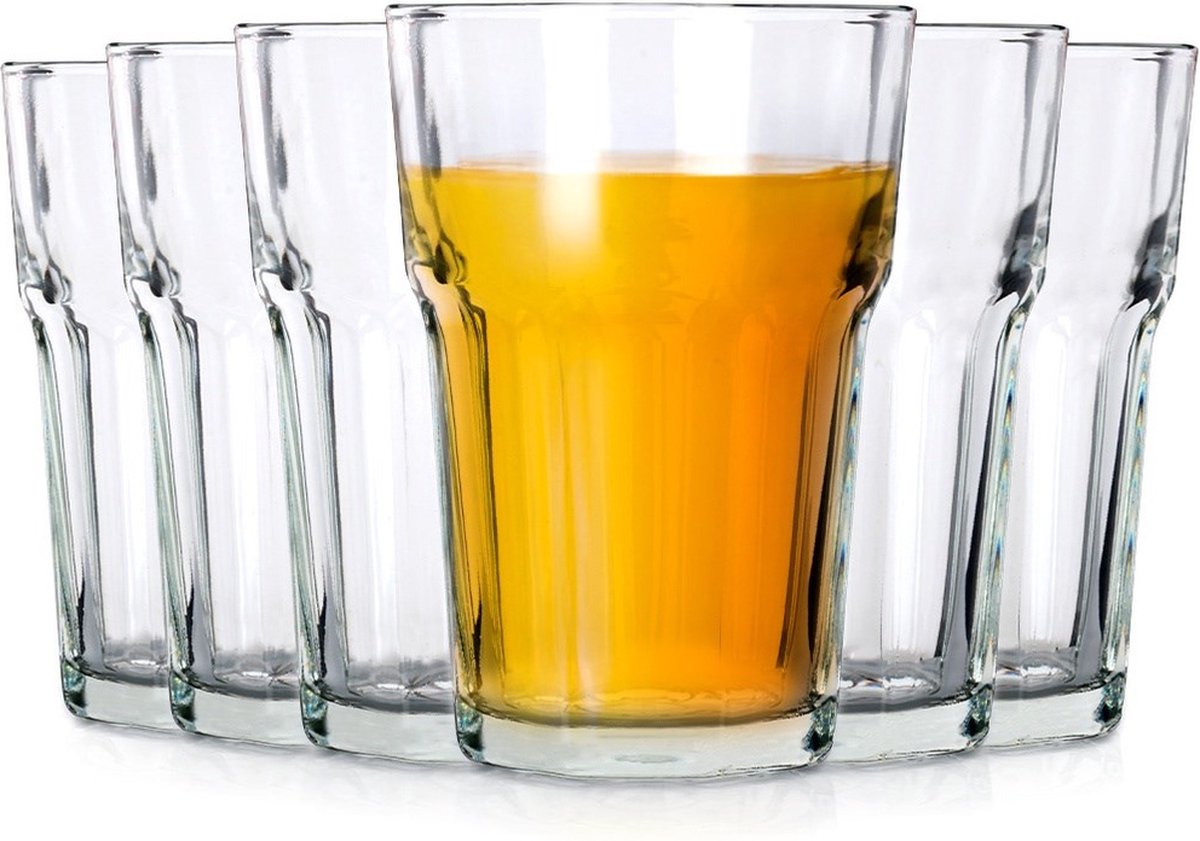 Vilde drikkeglas 360 ml 6 stk - vandglas - glas - limonadeglas
