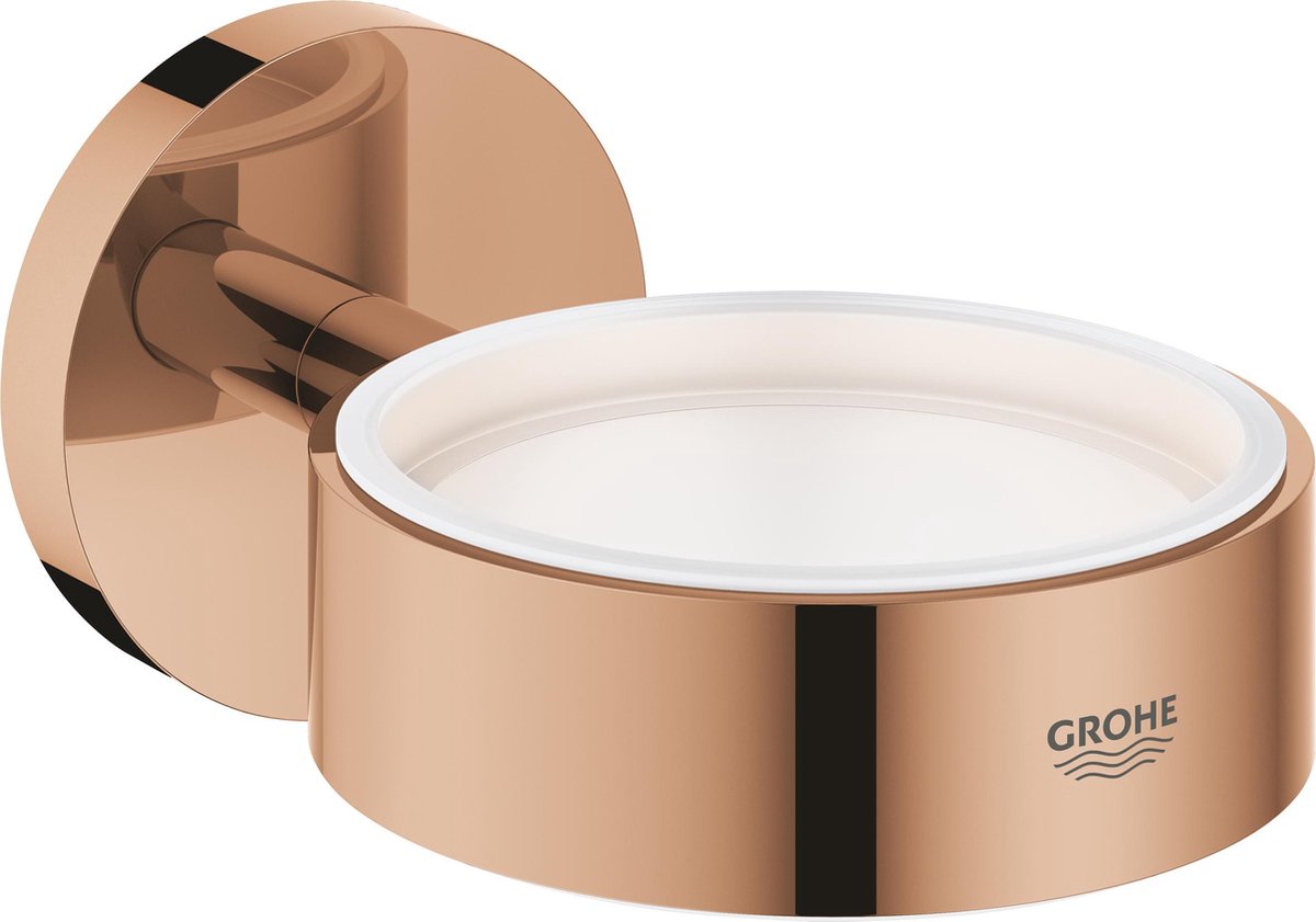 Grohe essentials holder til sæbedispenser eller glas - vægmontering - varm solnedgang (bronze)