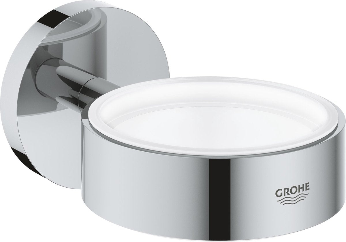 Grohe essentials holder til sæbedispenser eller glas - vægmontering - krom