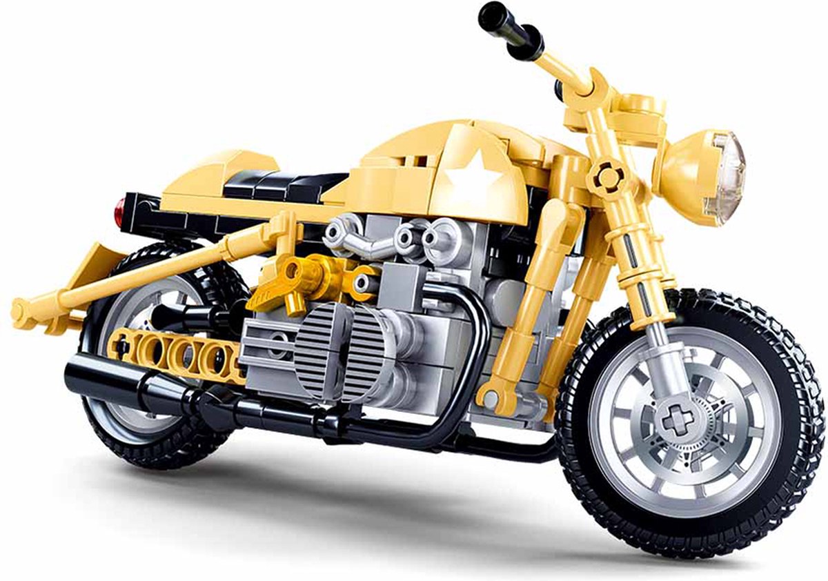 Sluban modelbricks army motorbyggelegetøj – byggelegetøj – byggesæt med 223 byggeklodser – m38-b0959 – fra 8 år
