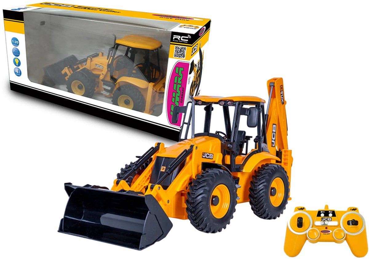 gravemaskine JCB rendegraver 1:20 gul