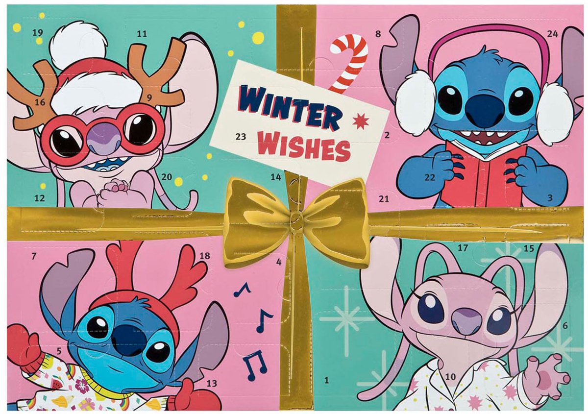 Lilo stitch adventskalender - disney classics fan merch - jul