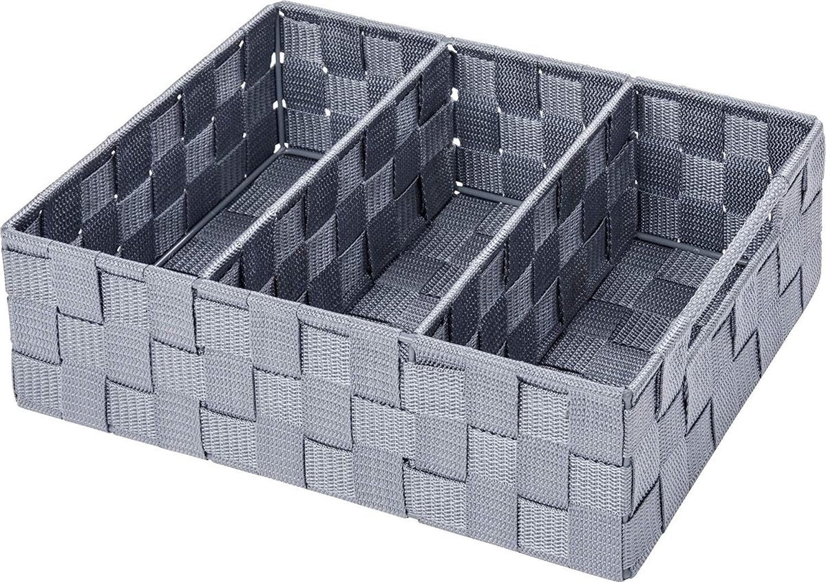 Wenko organizer adria 33 cm grå polypropylen grå