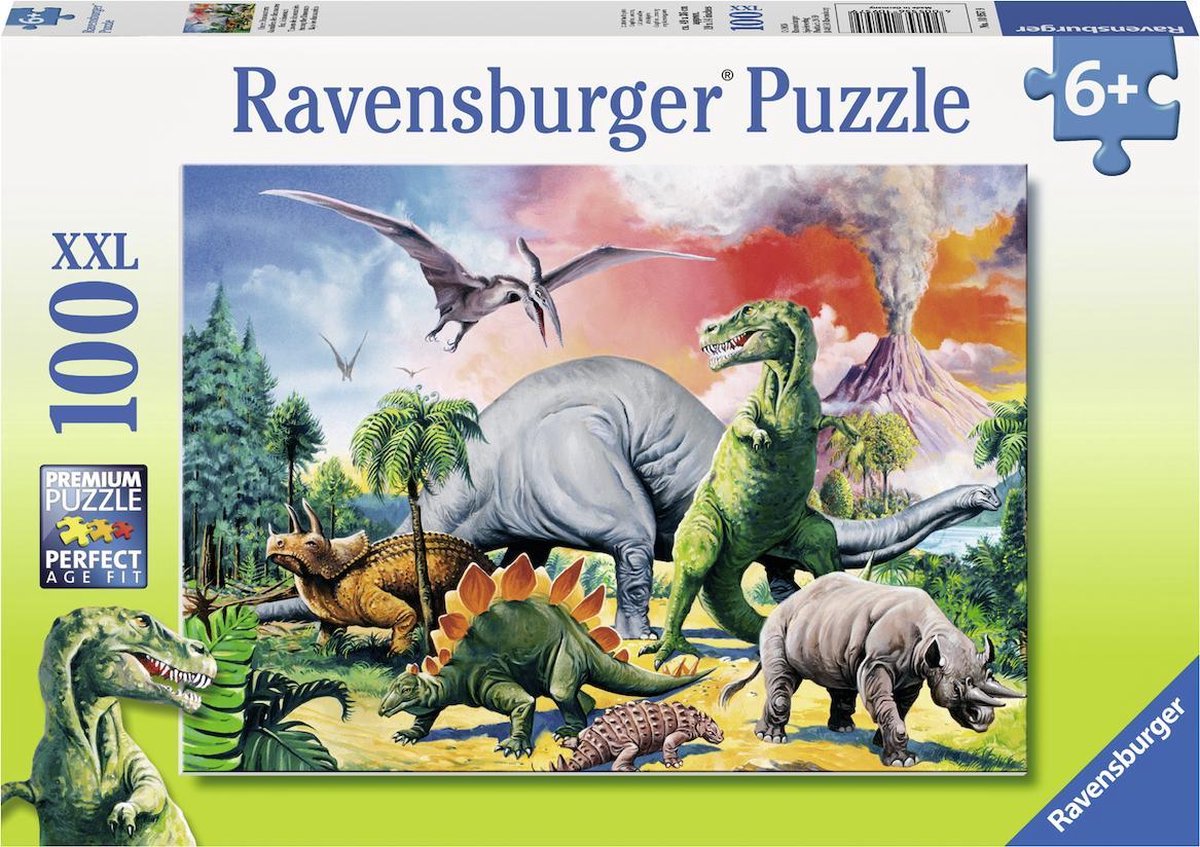Ravensburger blandt dinosaurerne – xxl puslespil 100 brikker