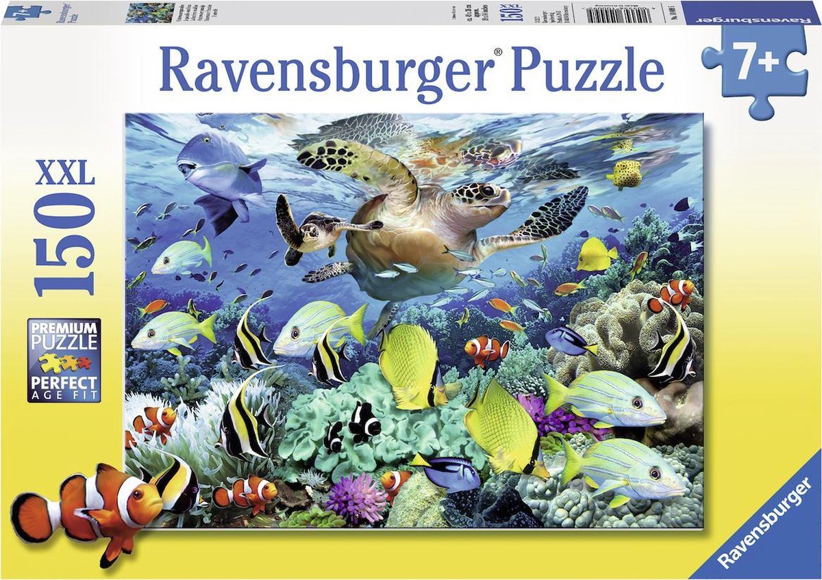 Ravensburger puslespil undervandsparadis - puslespil - 150 brikker