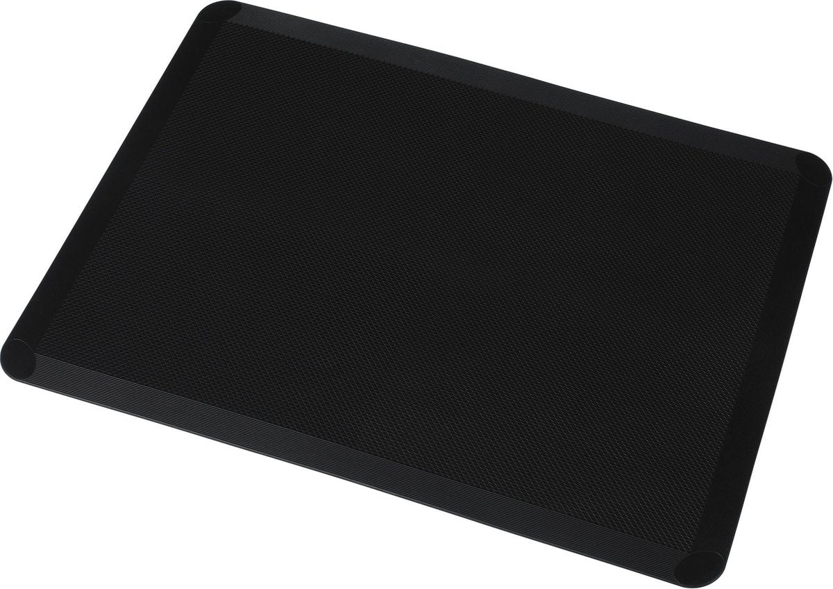 Lurch - flexiform bagemåtte - med størrelsesangivelse - varmebestandig op til 240° - non-stick - sort - silikone - 30x40 cm