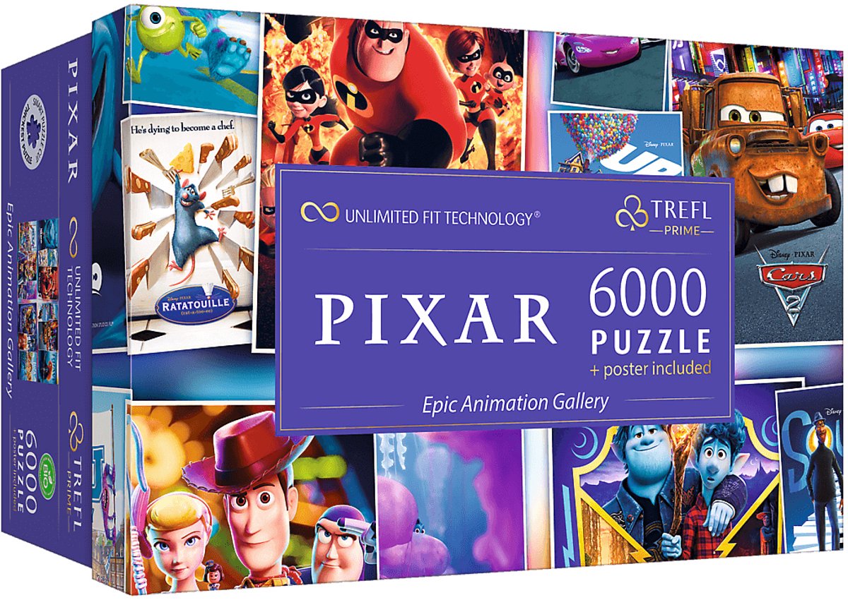 Trefl – tre-81038 – puslespil – 6000 brikker – disney pixar