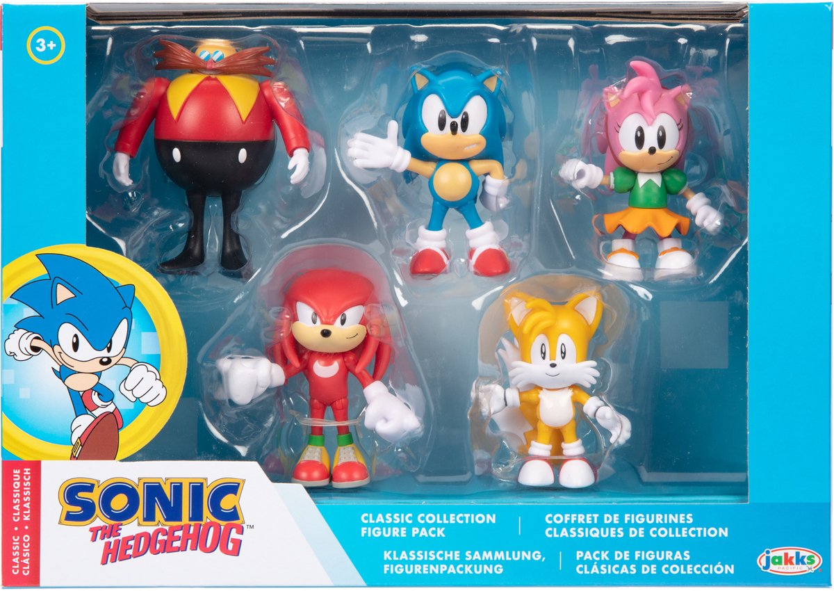 Jakks Sonic - Sonic 6 cm actionfigur sæt